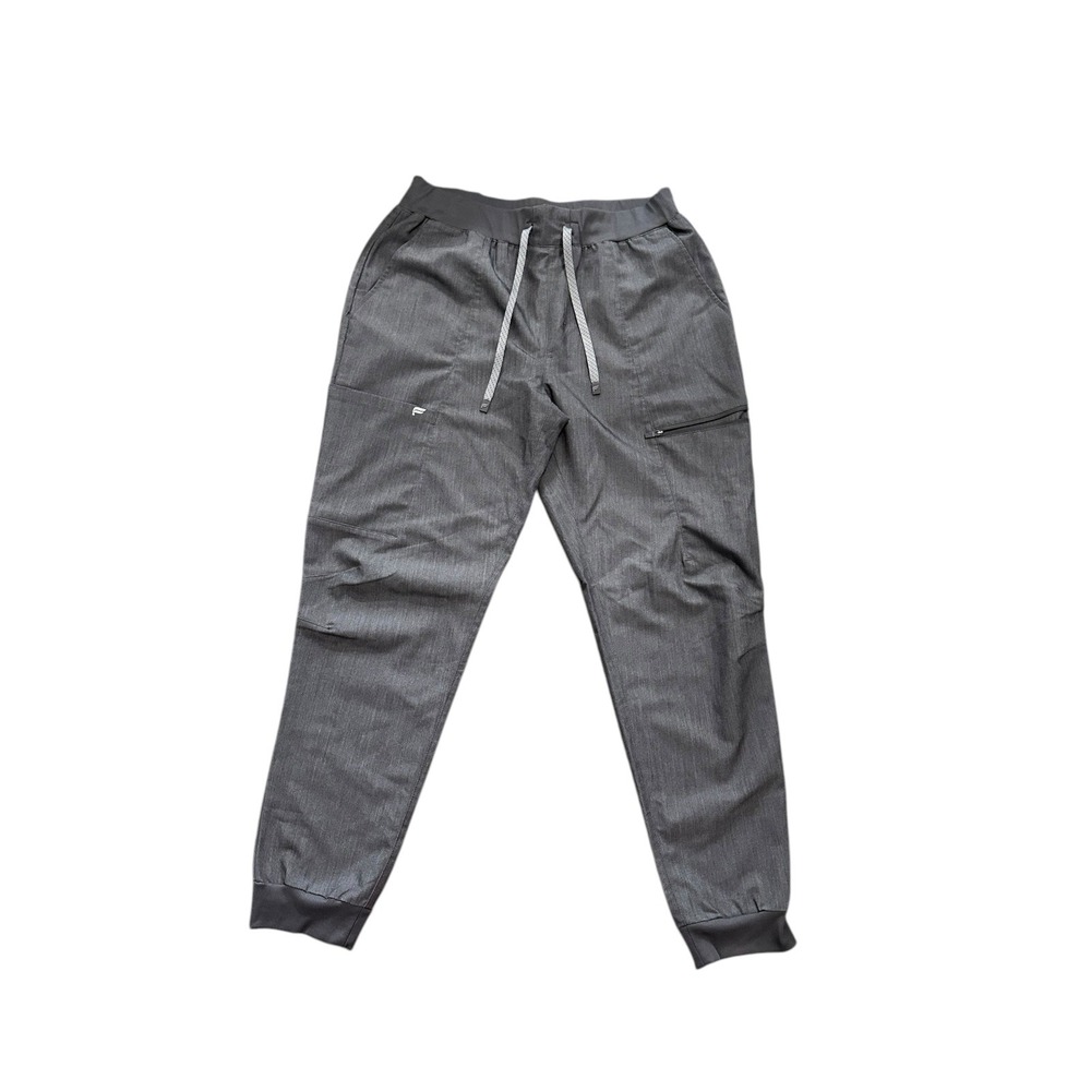 Fabletics MotionFlex Jogger Pants Zipper Pockets Athleisure Gray Size Small